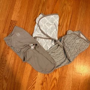Set of 3 Swaddle Me